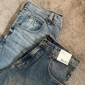 NWT Aeropostale Men’s Super Baggy Jeans 36x32 Blue Denim Light/Dark Wash BUNDLE